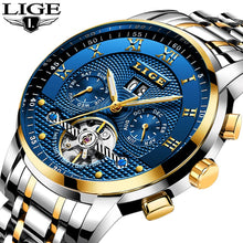 Load image into Gallery viewer, LIGE Mens Watches