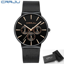 Load image into Gallery viewer, CRRJU Men Watches