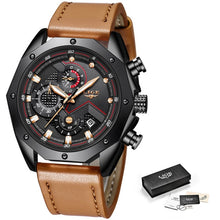 Load image into Gallery viewer, LIGE Mens Watches