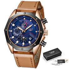Load image into Gallery viewer, LIGE Mens Watches