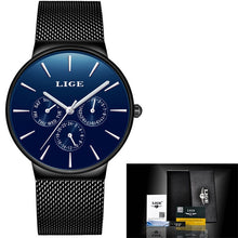 Load image into Gallery viewer, LIGE  Mens Watches